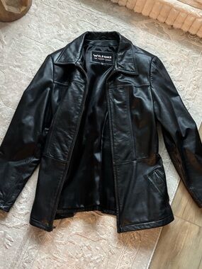 Wilson’s Black Leather Jacket